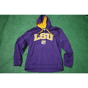 LSU Tigers Purple Hoodie by Section 101 Majestic – Size Large